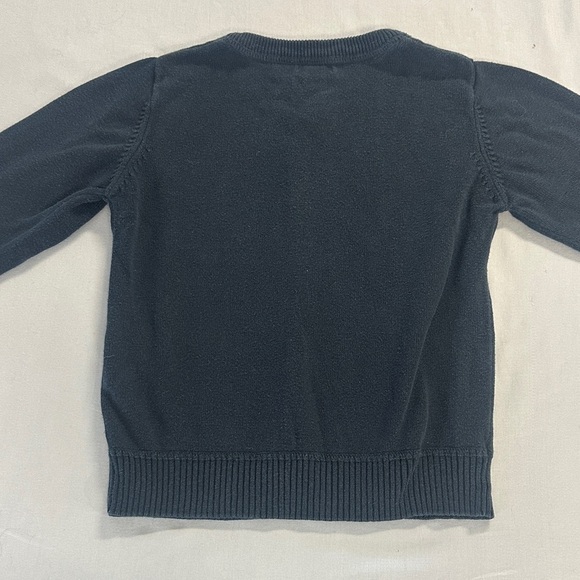Kiaba - Navy Knit Crewneck Sweater for Kids - Picture 3 of 3